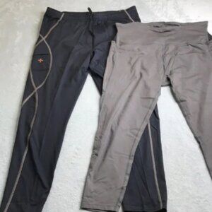 Tommie Copper Velocity Running Rights & back Support Ankle Leggings Size 2X New